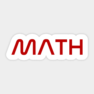 MATH NASA Worm Sticker